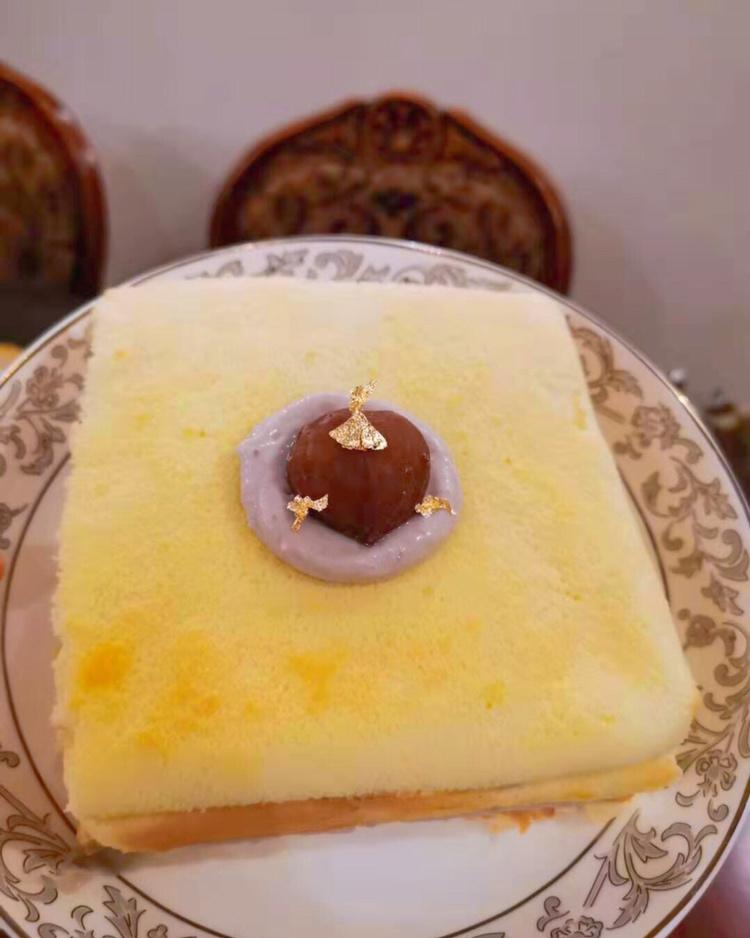 厚芋泥奶油蛋糕