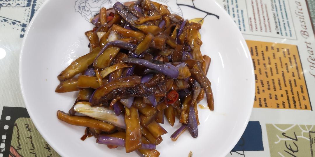 红烧线茄的做法