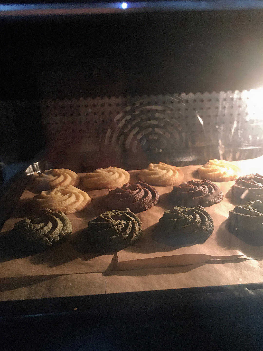 零失败❗️酥到掉渣的三色曲奇
