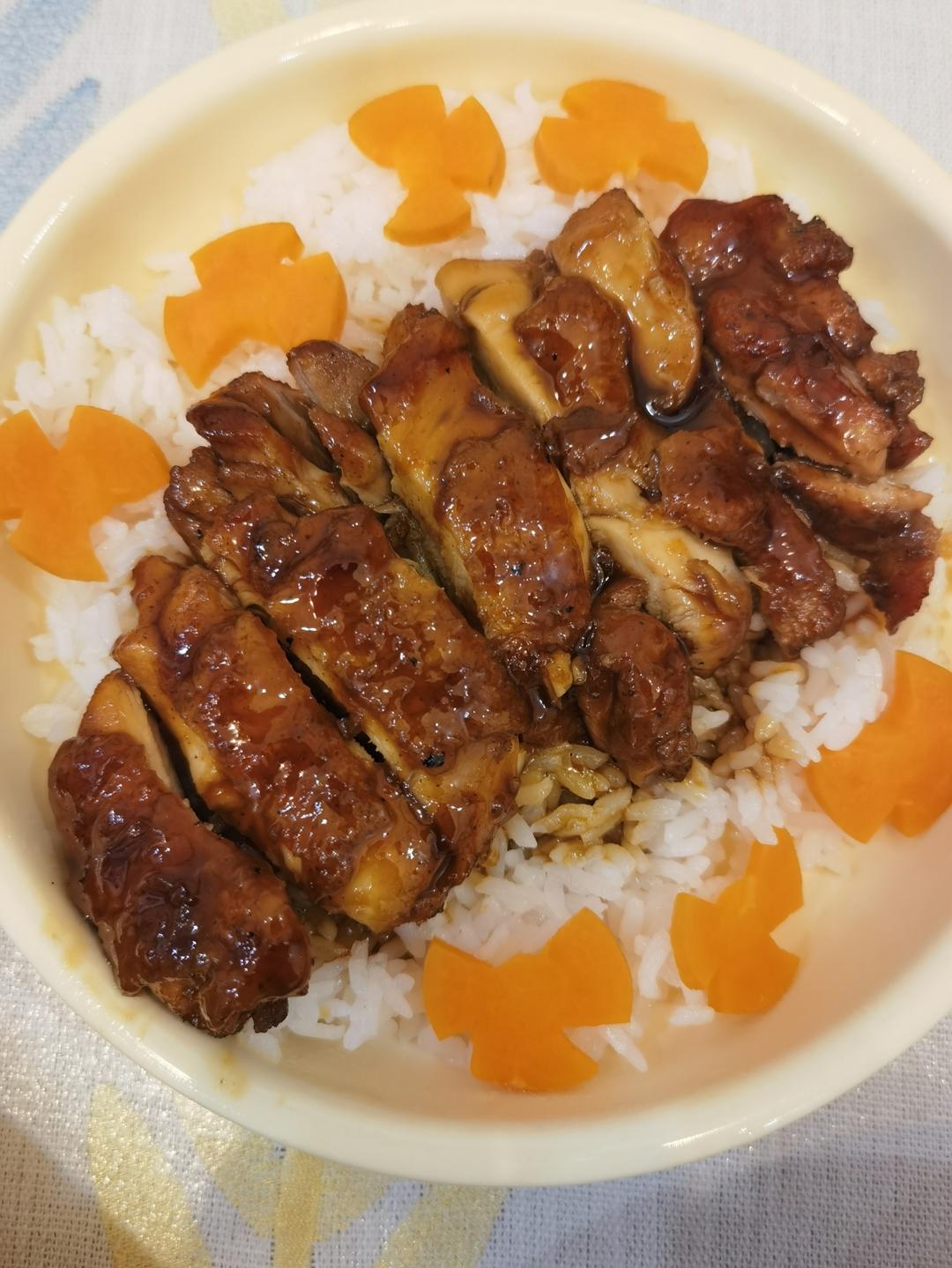 照烧鸡腿饭