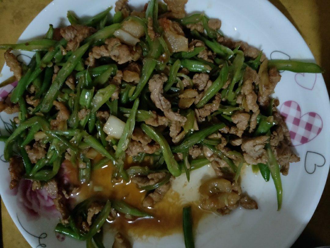 豆角丝炒肉