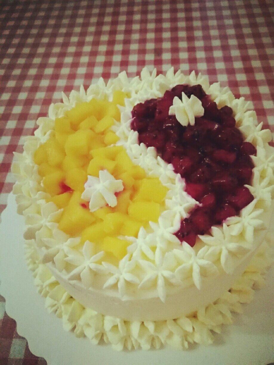 8寸水果生日蛋糕