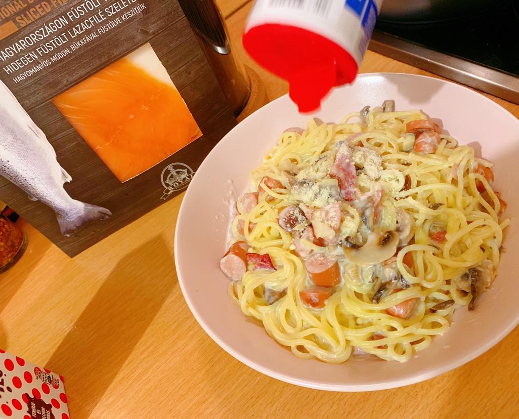 奶油蘑菇意大利面