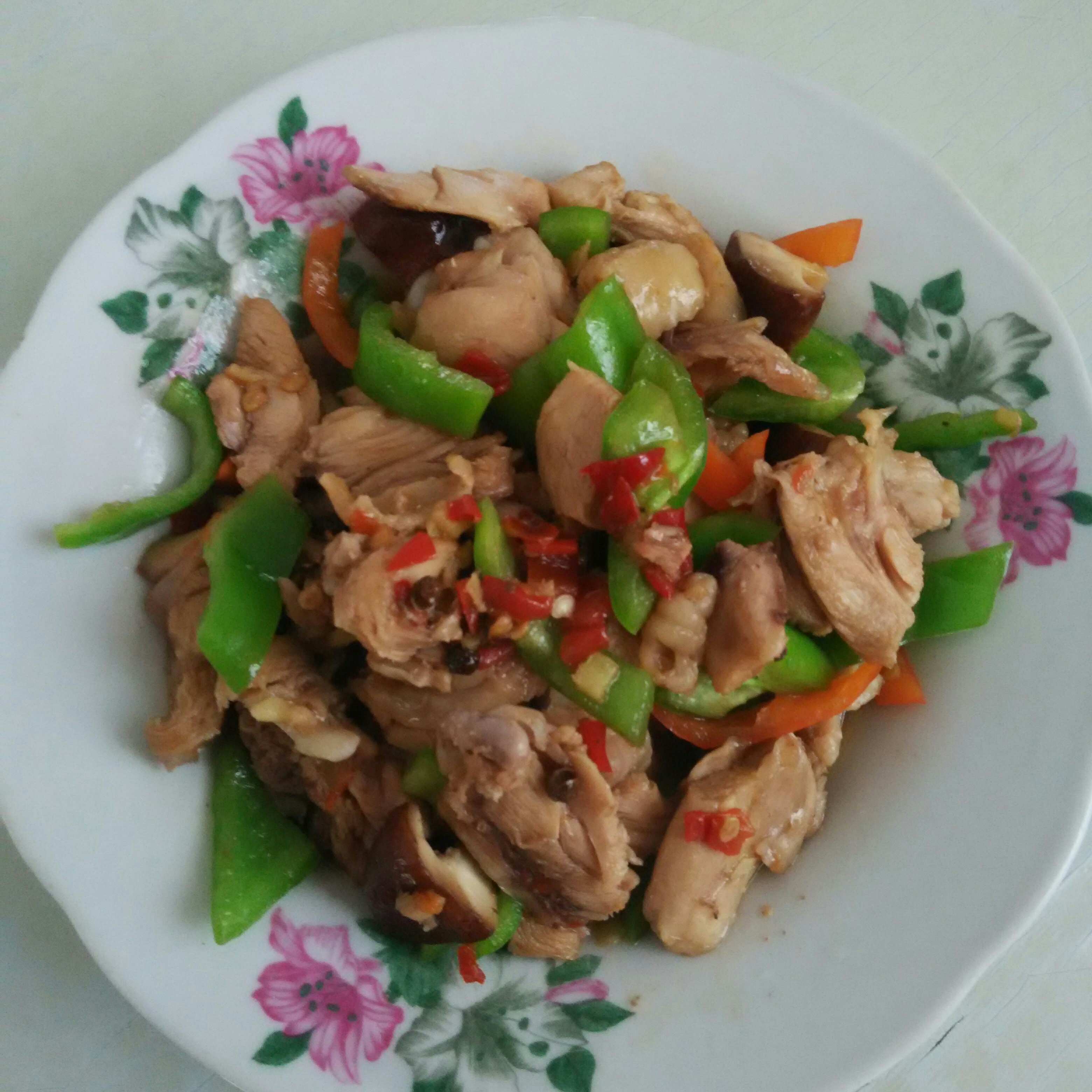 青椒鸡肉胡萝卜