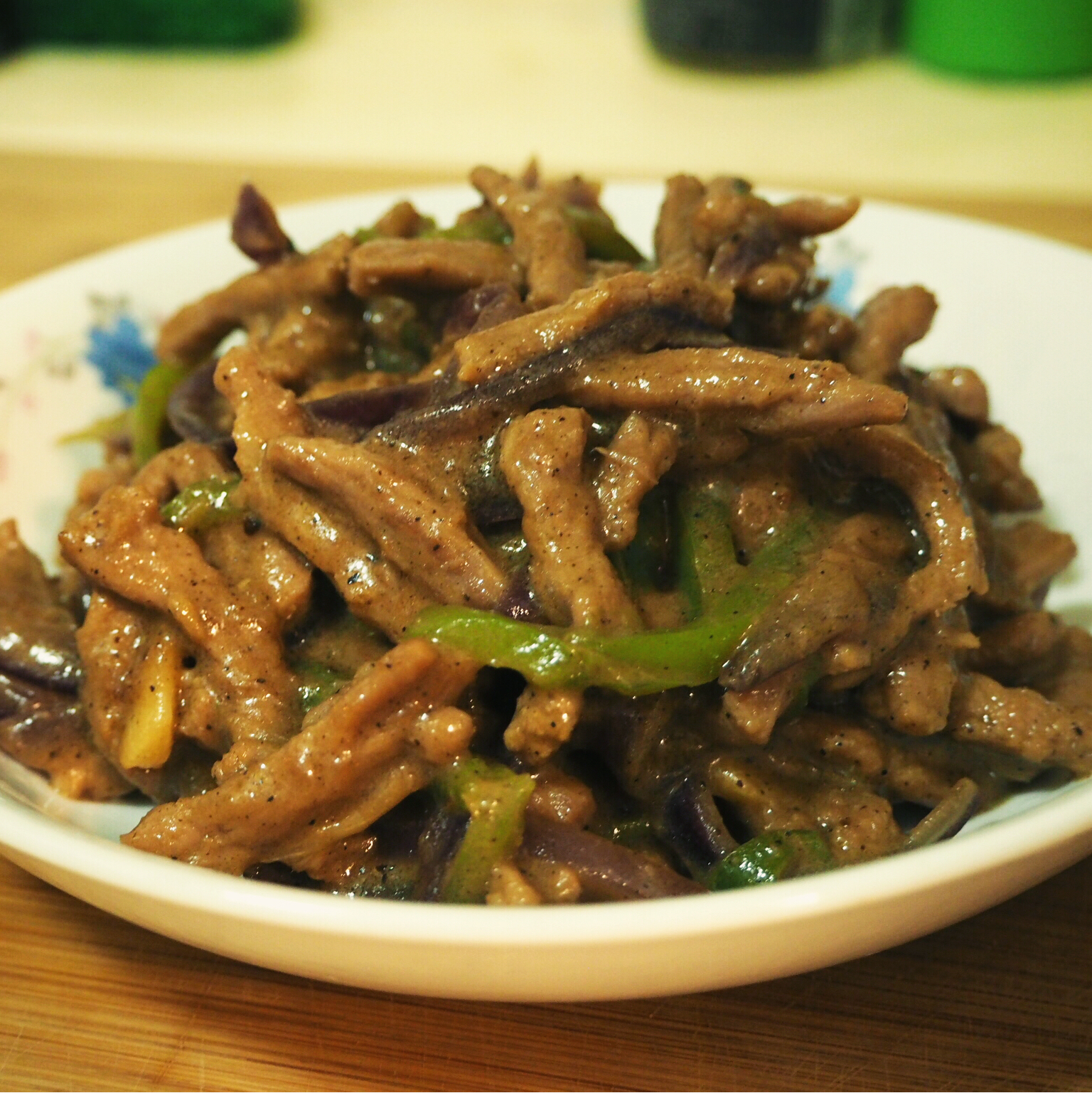 黑椒牛柳