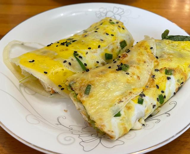 电饼铛做煎饼果子之不用每次都搅面糊(三种配方)的做法