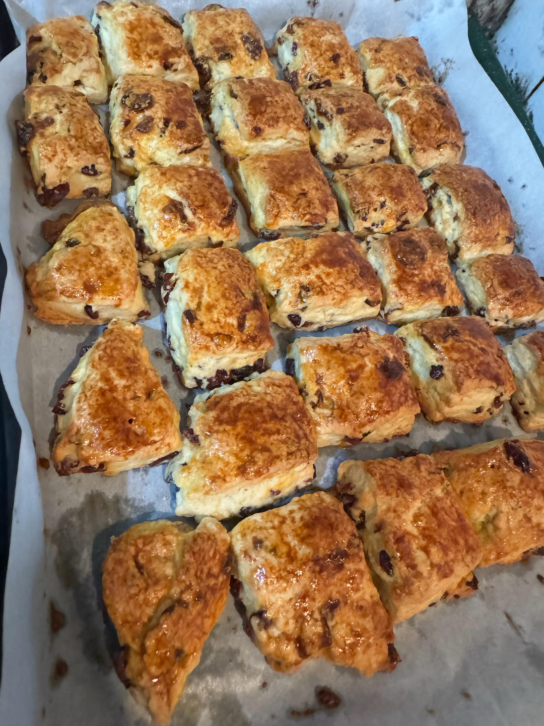 消耗淡奶油的司康