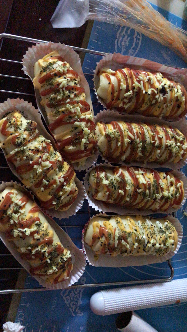 葱香芝士面包（一次性发酵）