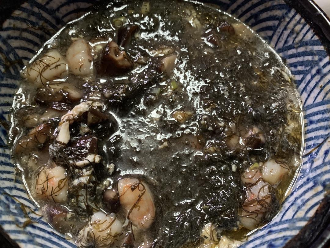 发菜香菇虾仁汤