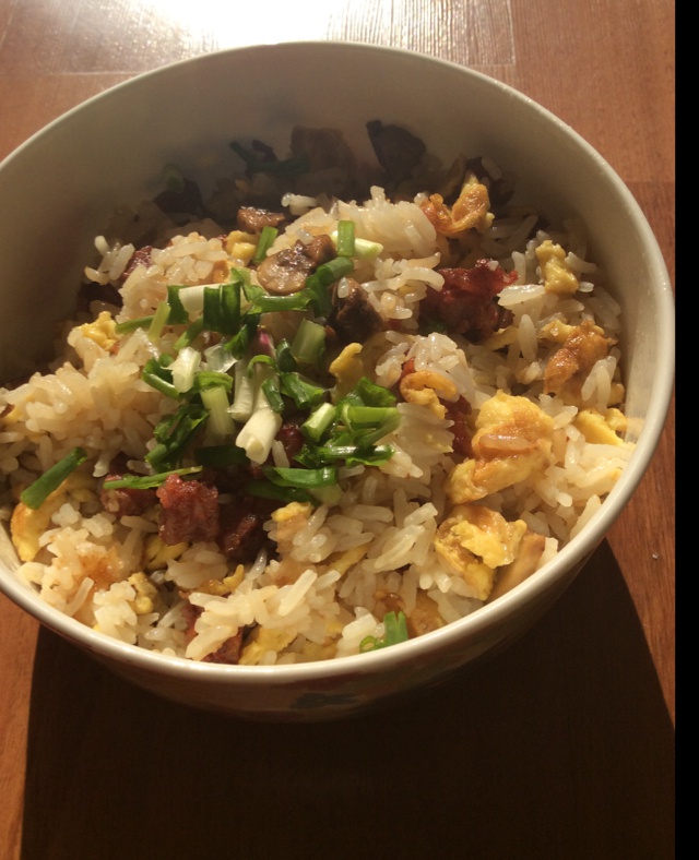 广式香肠炒饭