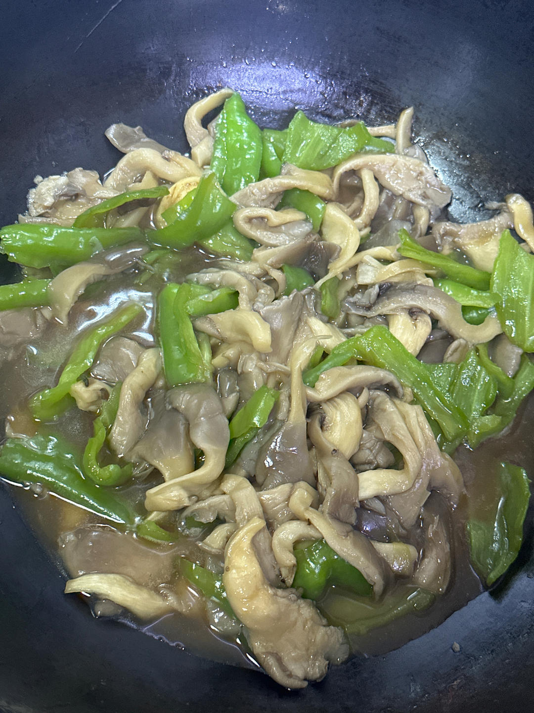 爆炒平菇