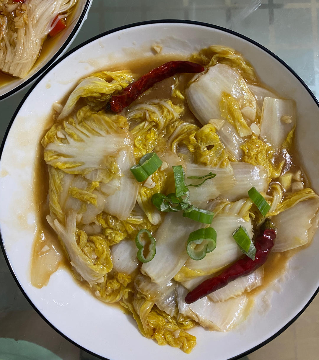 酸辣娃娃菜
