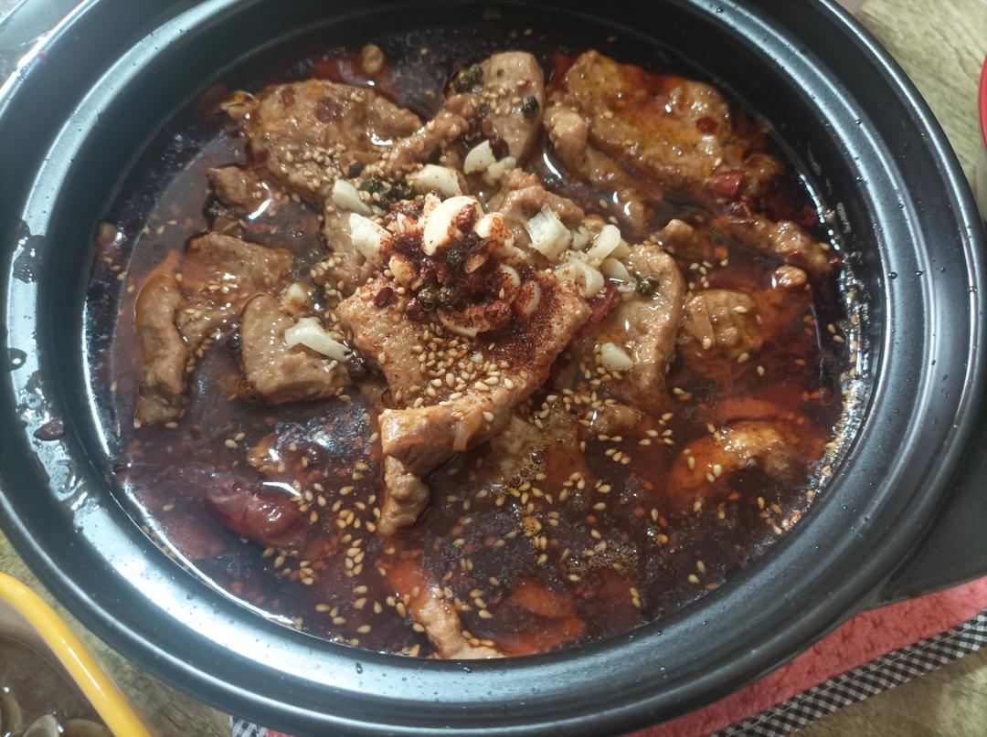 水煮肉片（肯定不翻车）