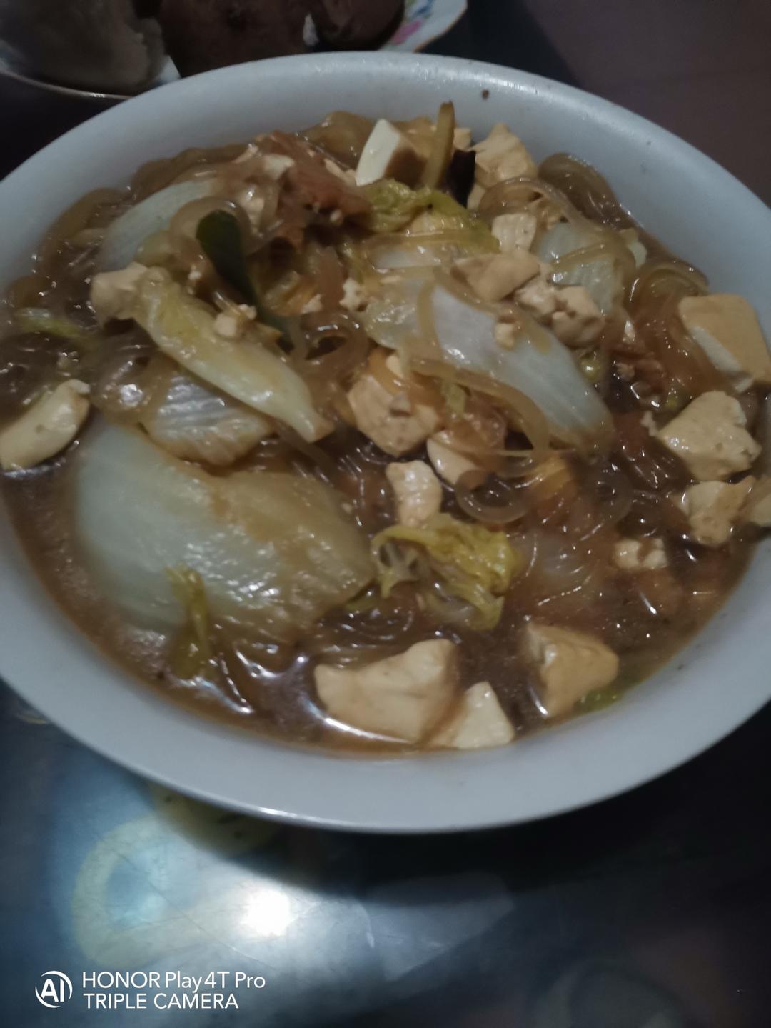冬季最爱的家常菜！大白菜炖大豆腐或干豆腐