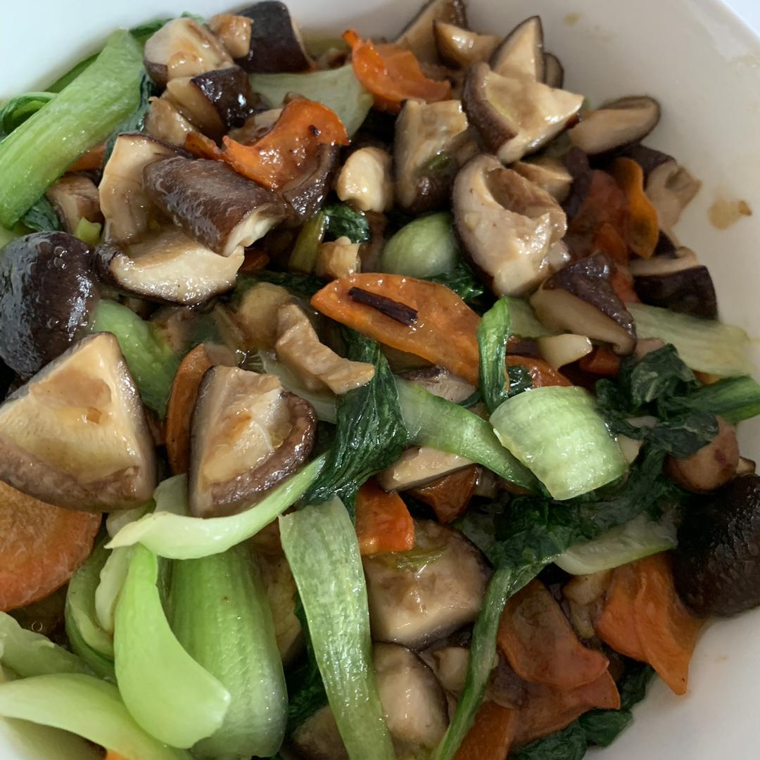 蚝油香菇小油菜