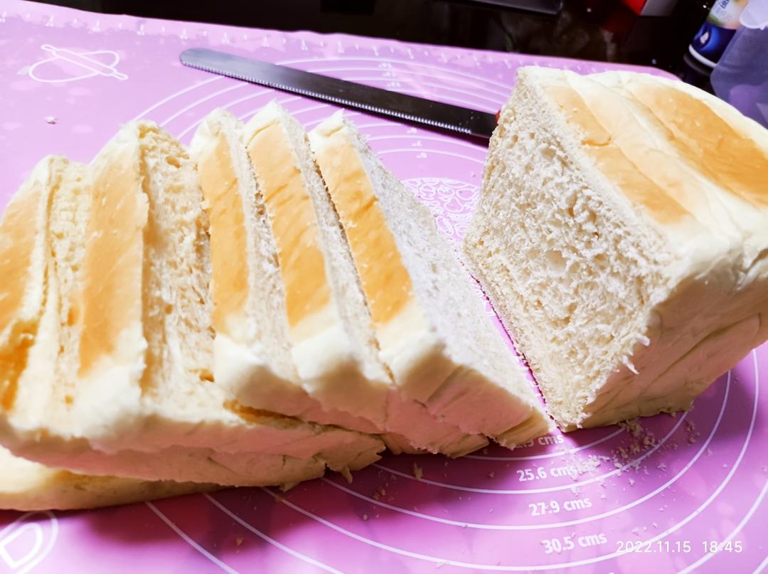 一次发酵牛奶吐司（隔夜冷藏出膜）