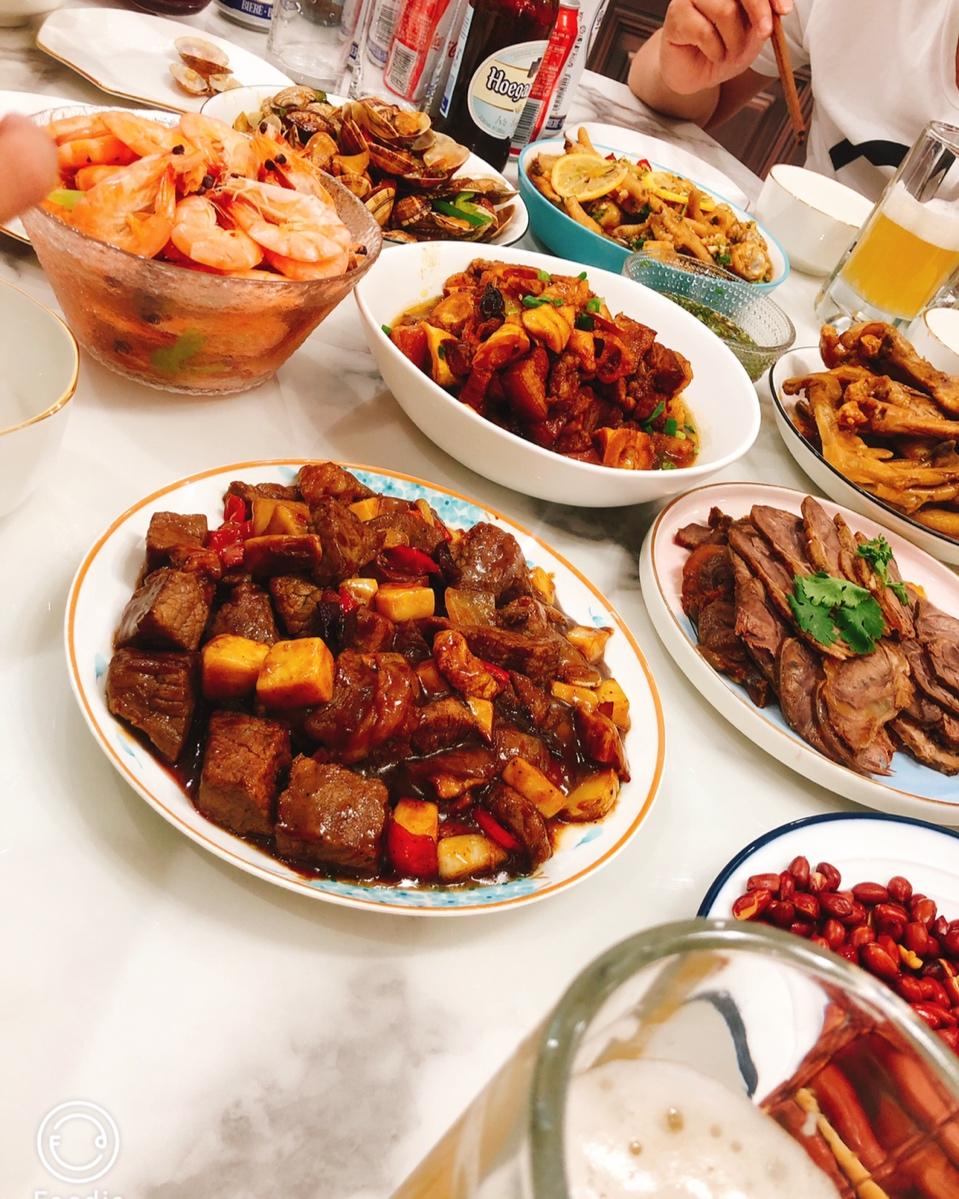 杏鲍菇炒牛肉粒