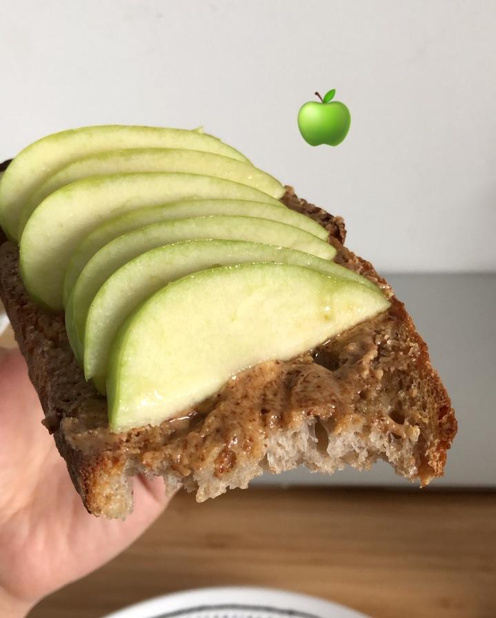 法棍开放三明治