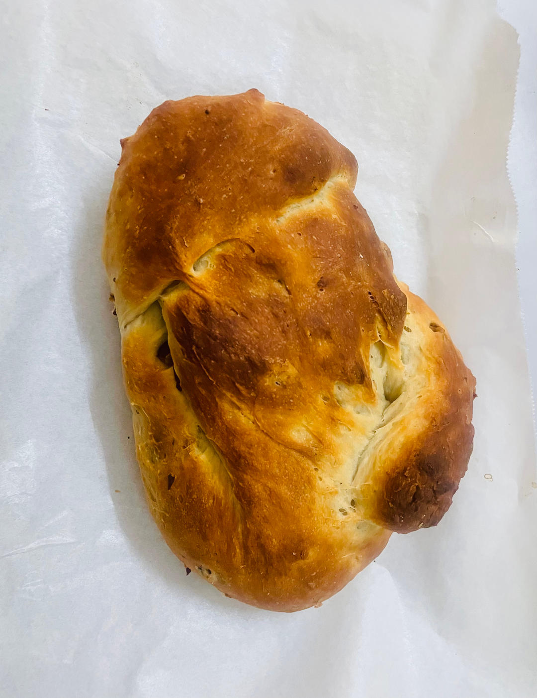 毛毛虫红枣豆浆软欧面包