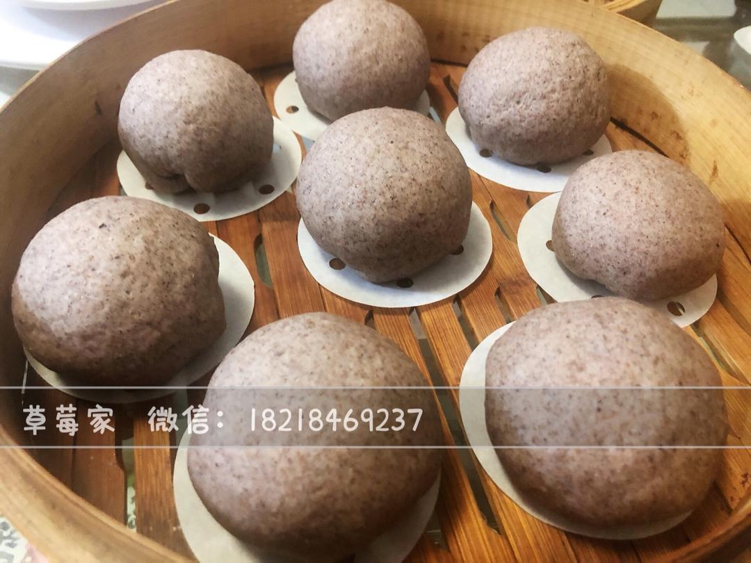 紫米全麦包子的做法