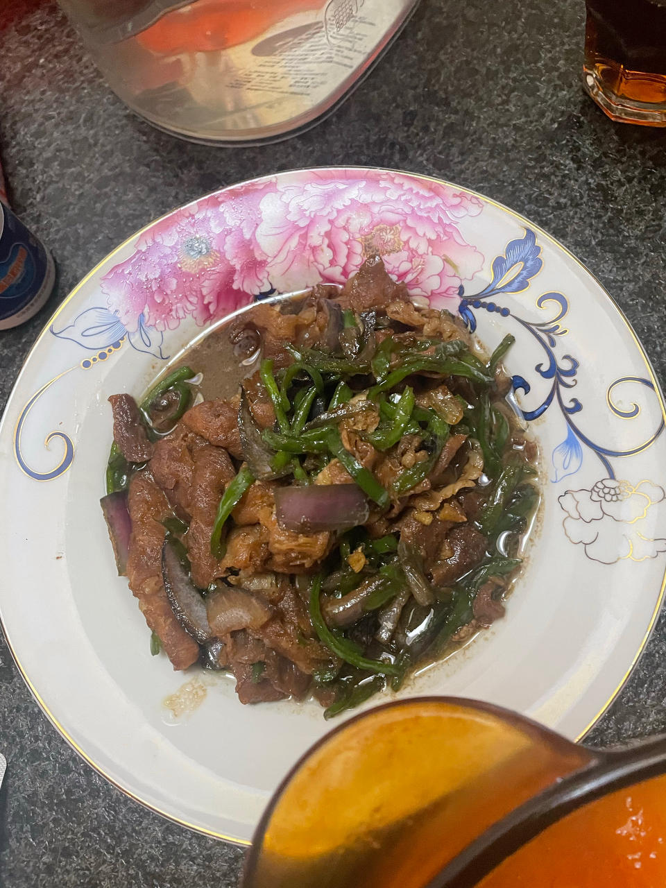 青椒洋葱肥羊卷