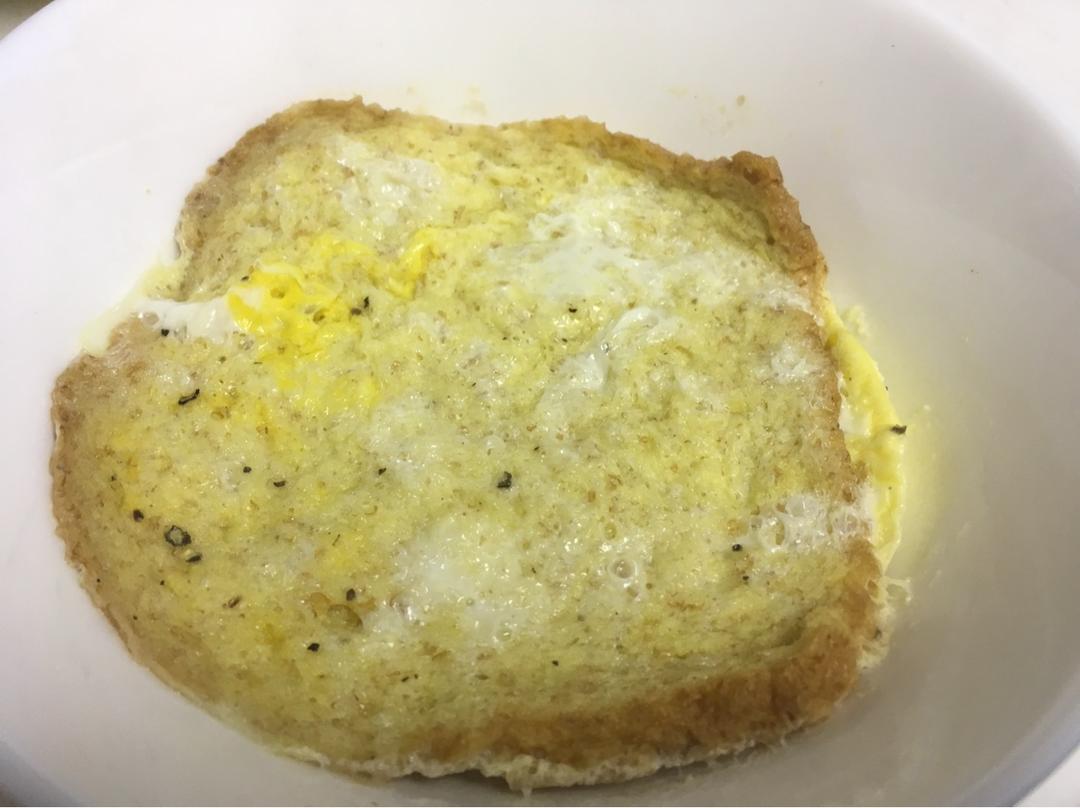 微波炉版面包布丁