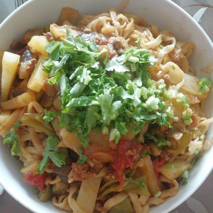 茄子焖面