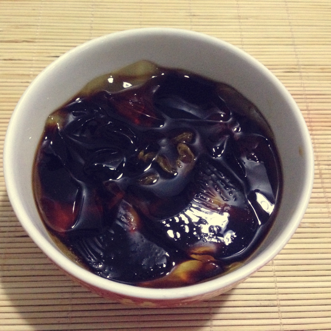 红糖桂花冰粉