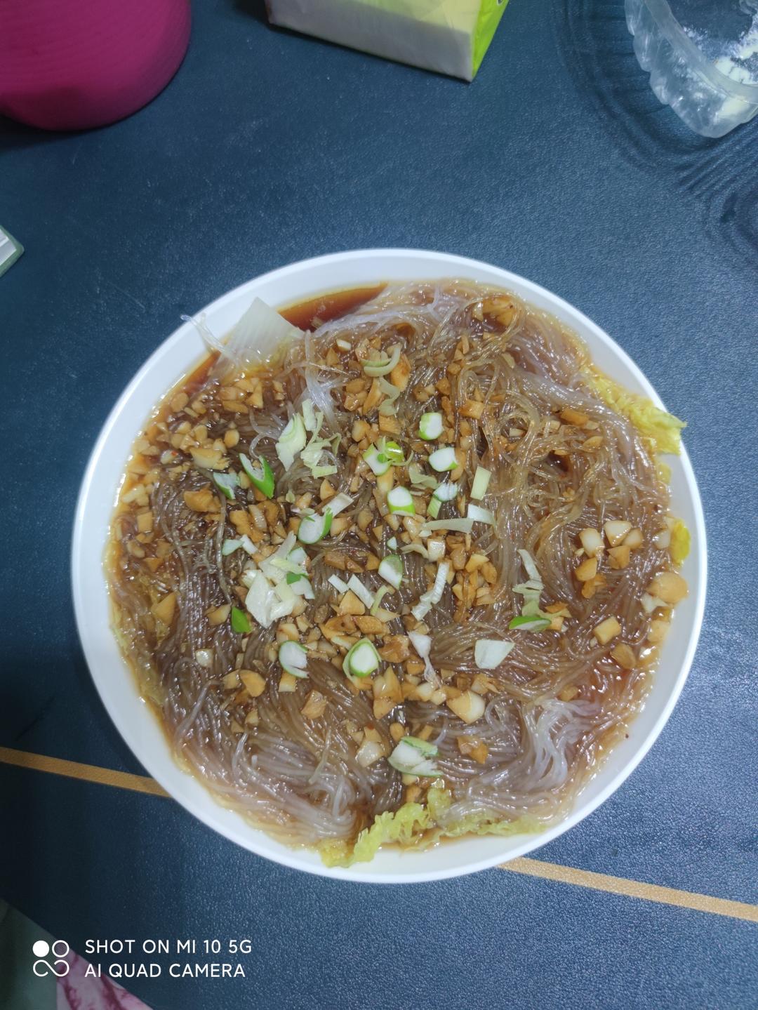 懒人下饭神器，蒜蓉蒸粉丝金针菇娃娃菜