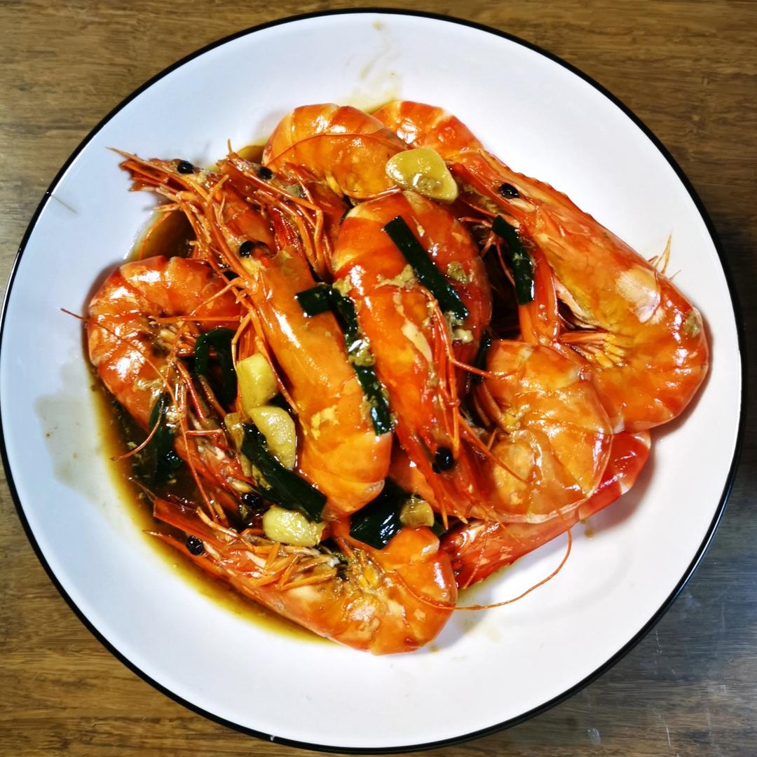 零失败的烧黑虎虾