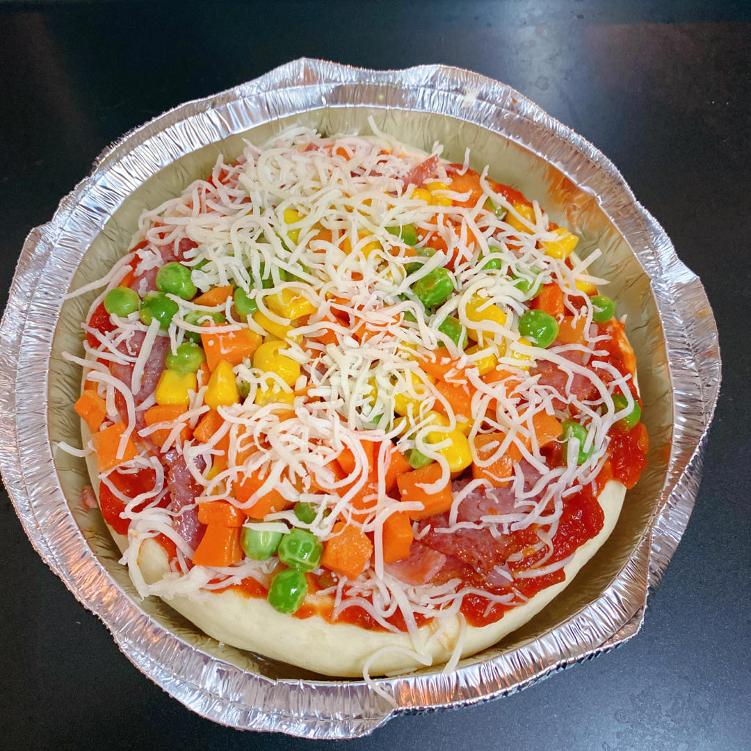 芝士培根火腿披萨Pizza