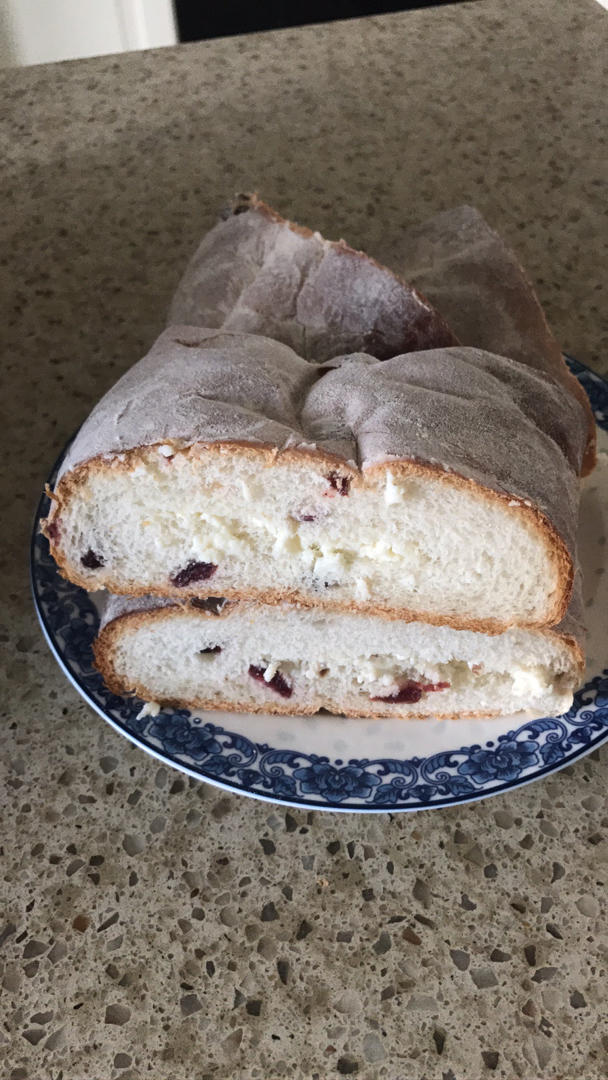 面包店里的常客——蔓越莓奶酪软欧