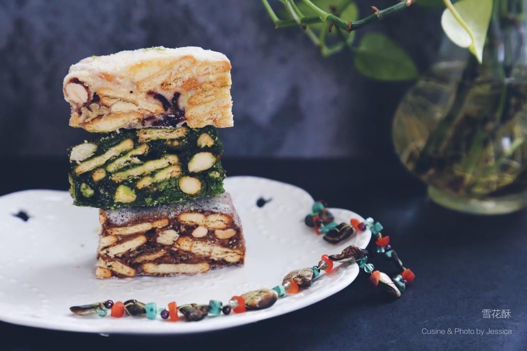 多种口味的雪花酥