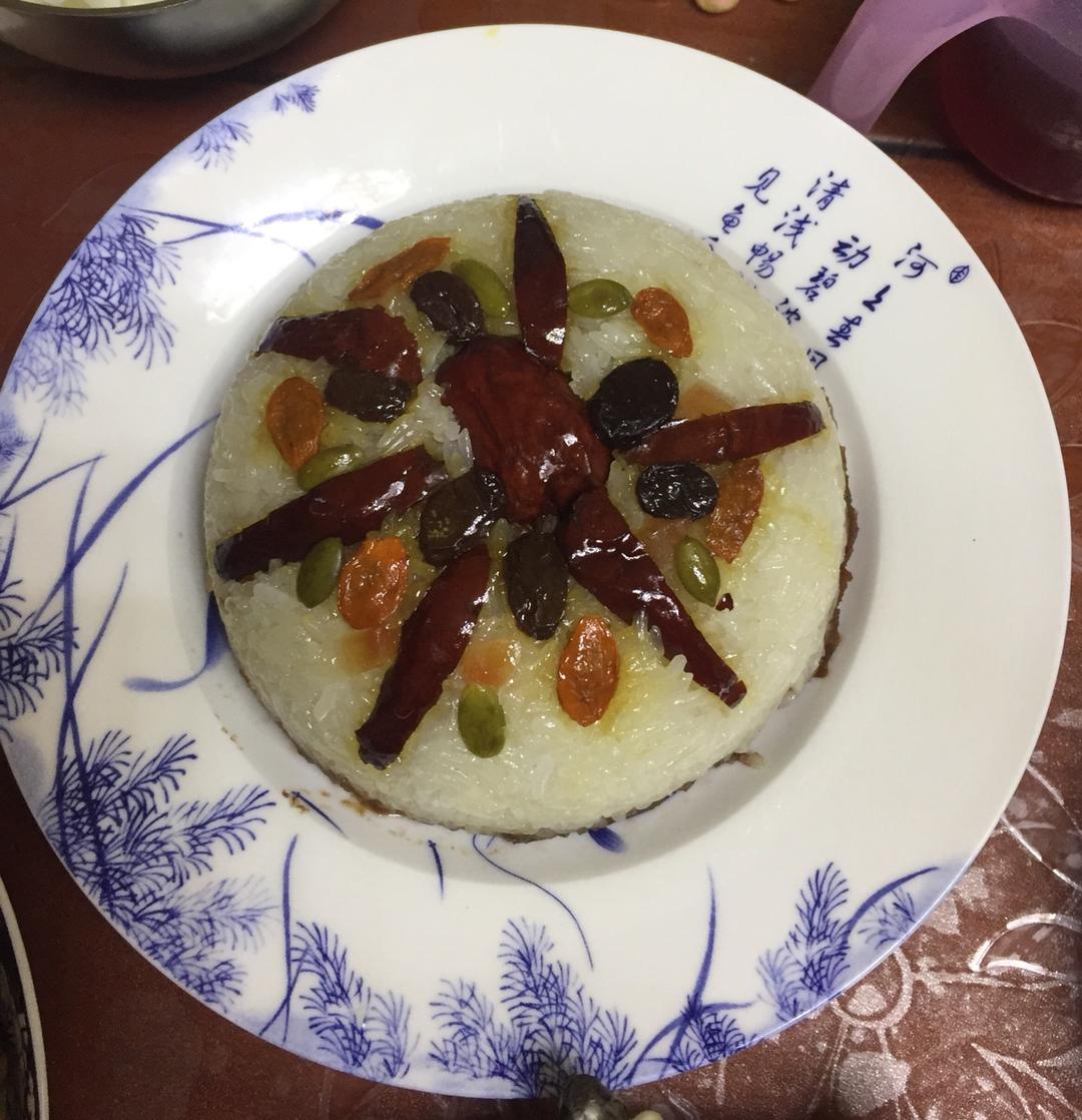 玫瑰细沙八宝饭