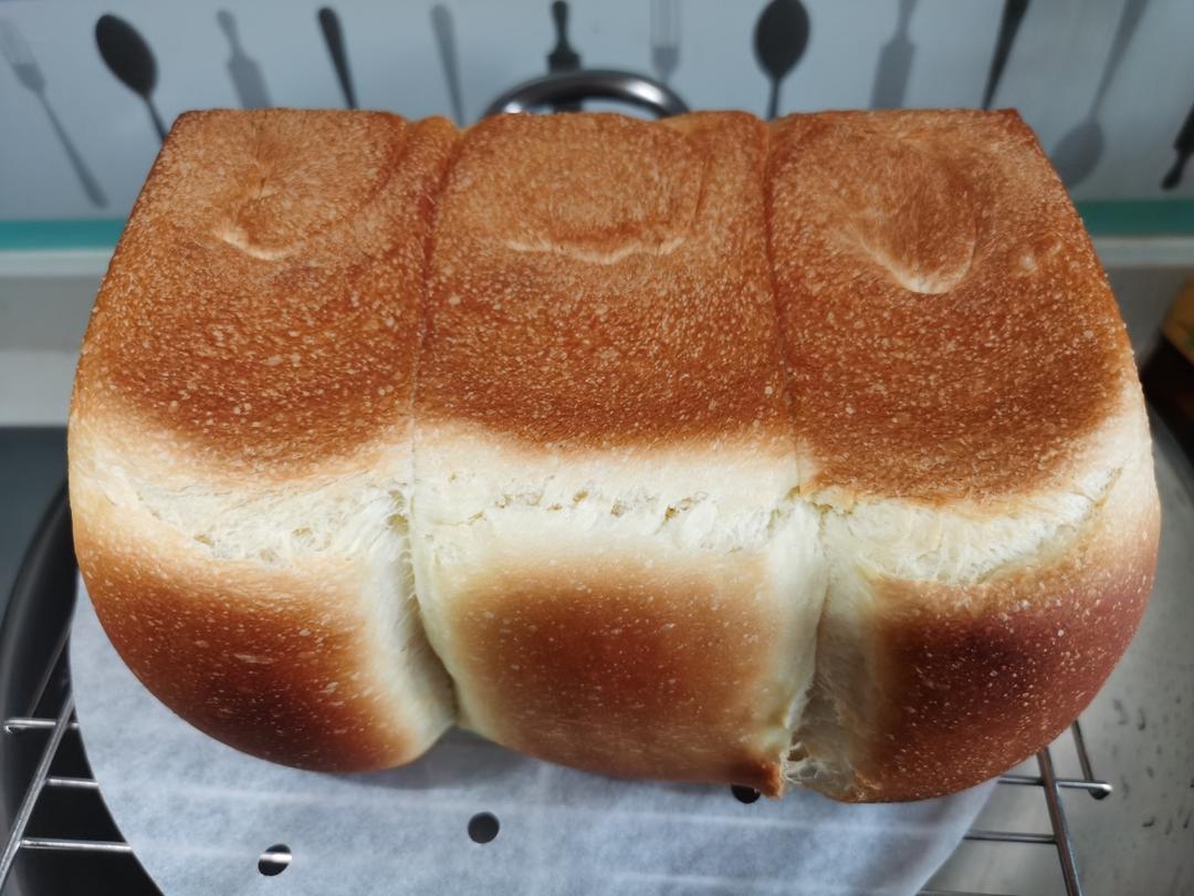 口感妙啊~高含量鲜奶糯米汤种吐司