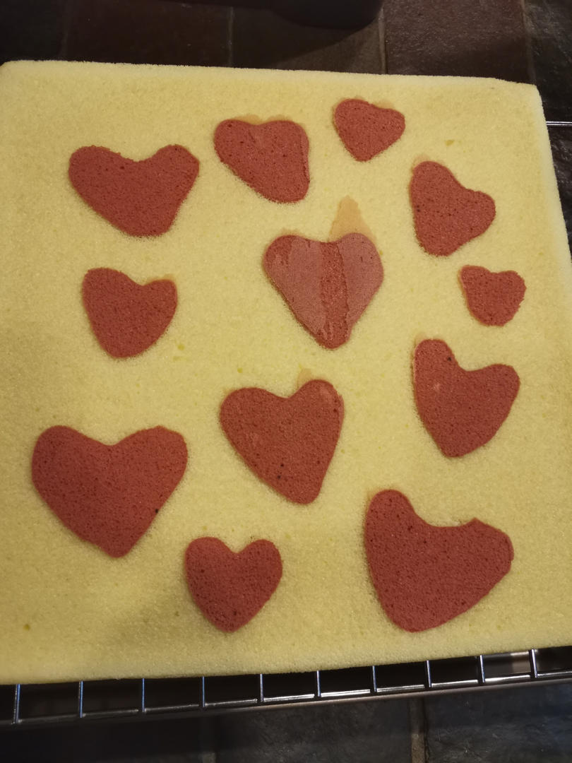 ❤️爱心奶油蛋糕卷/瑞士卷❤️