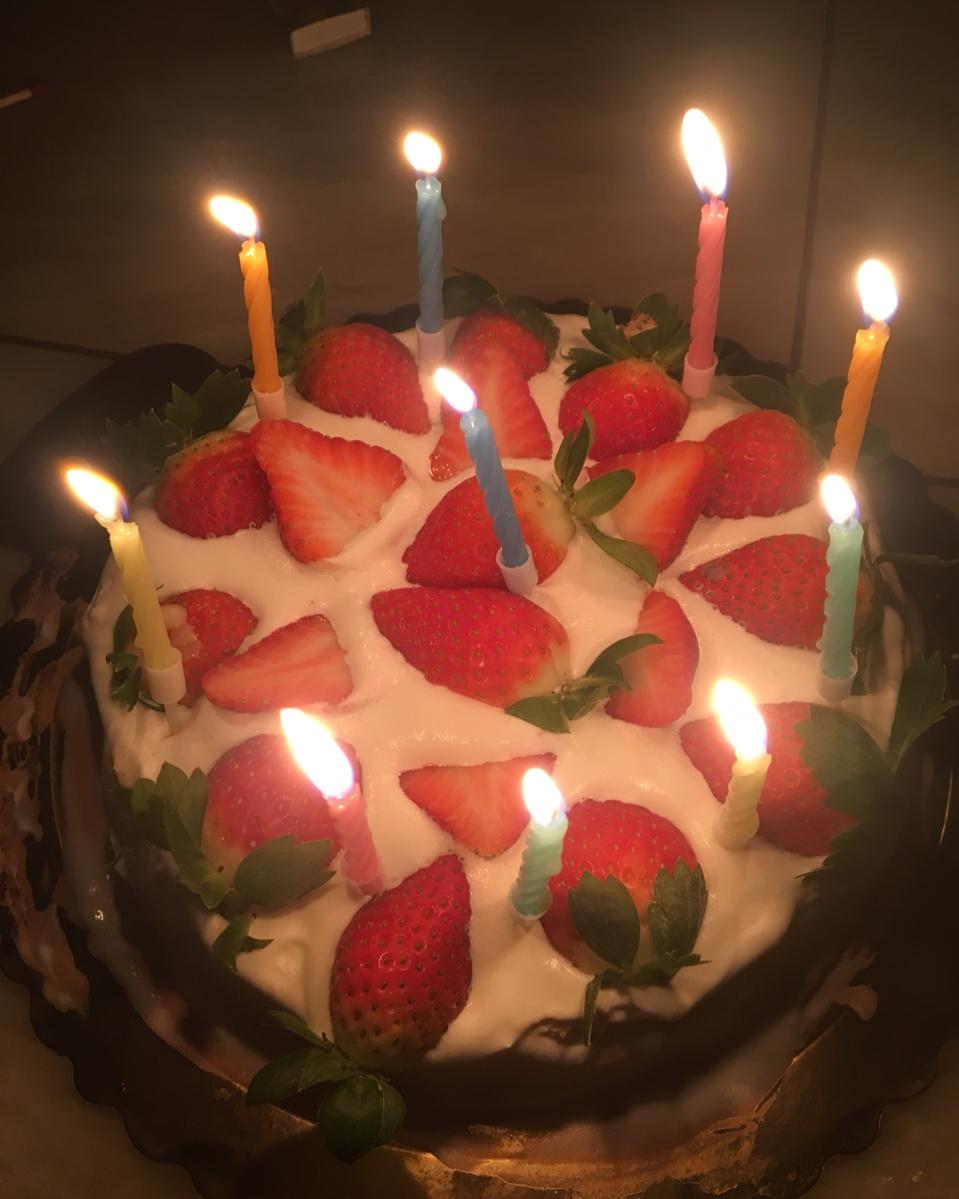 明_amy达人做的生日蛋糕