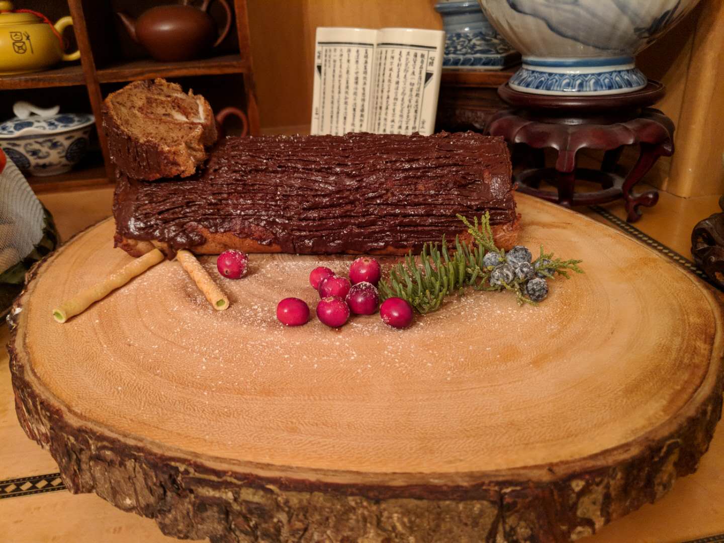 圣诞木材蛋糕 Bûche de Noël——北鼎烤箱食谱