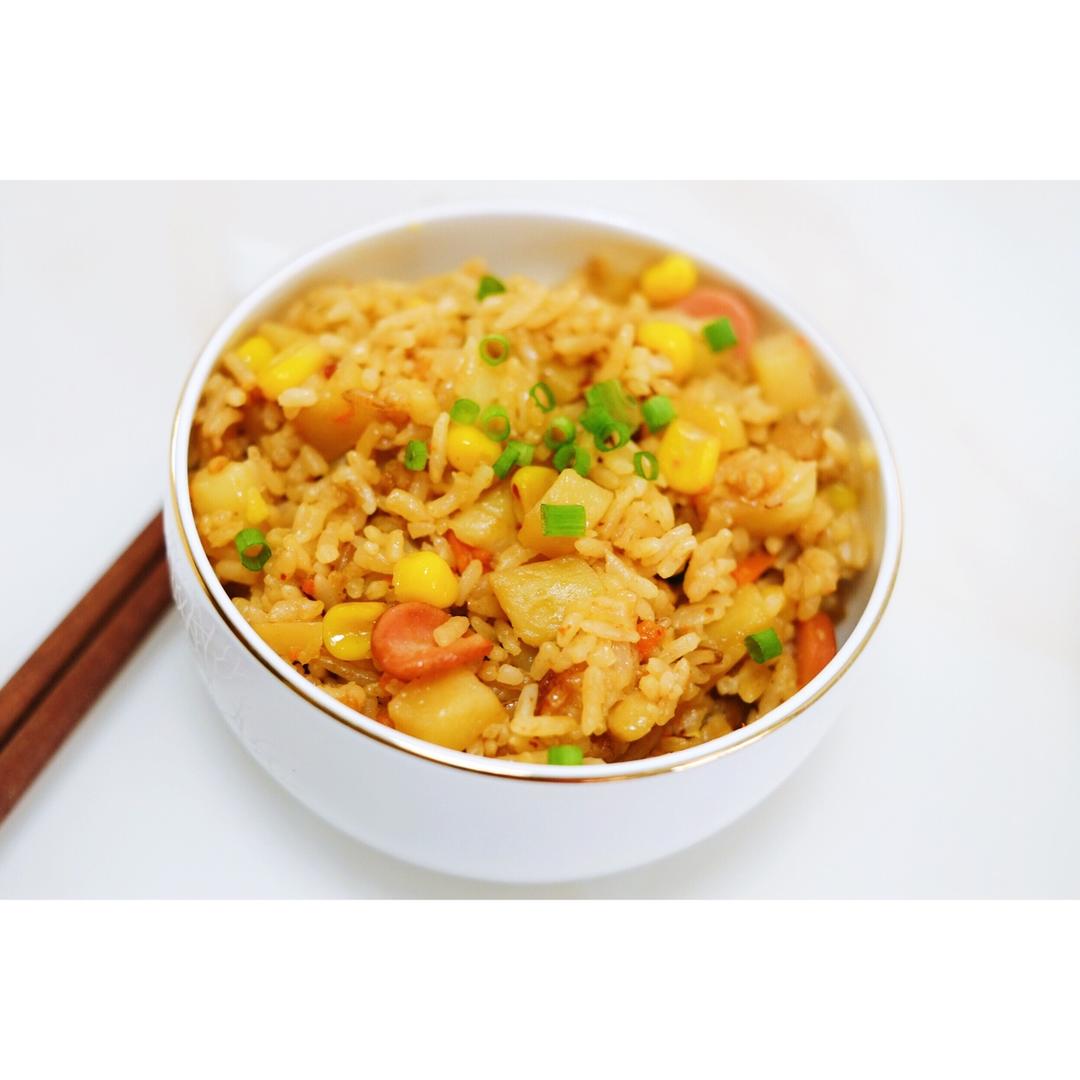 土豆焖饭（电饭锅版）