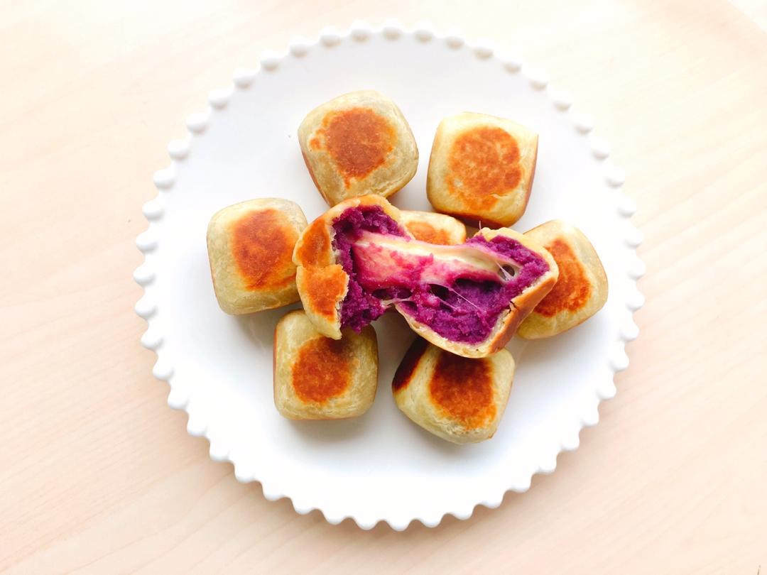 【爆浆紫薯仙豆糕】