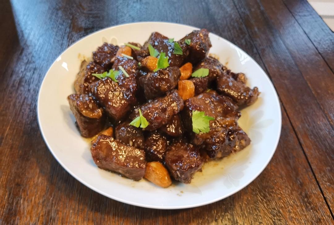 黑蒜子牛肉粒-津门秘方-家庭制作详细版