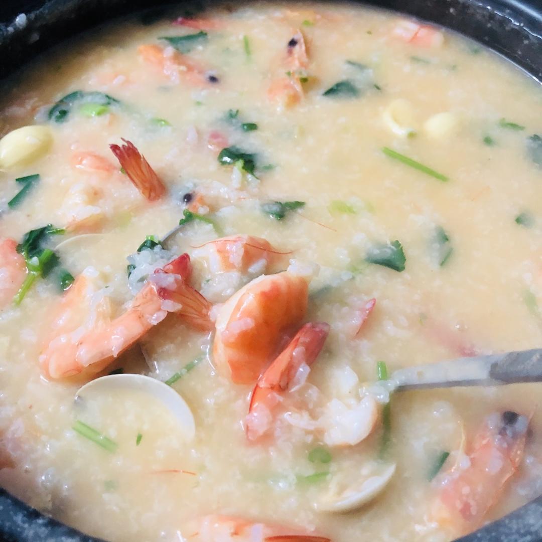 完爆大排档的潮汕砂锅虾粥！