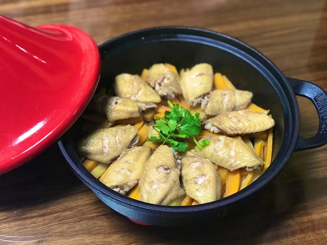 香薯鸡翅锅(塔吉锅)