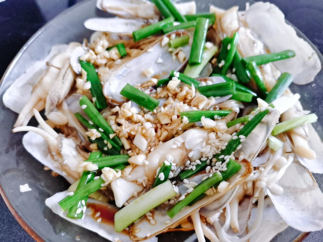 葱油蛏子