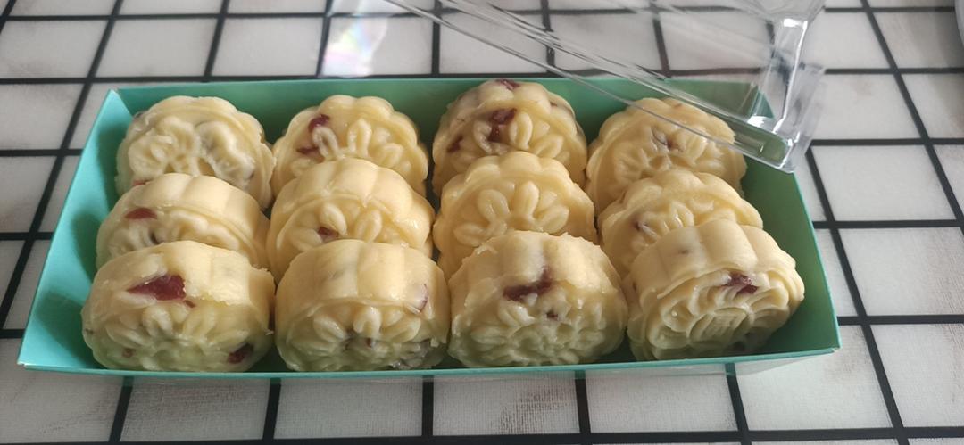 蔓越莓绿豆糕