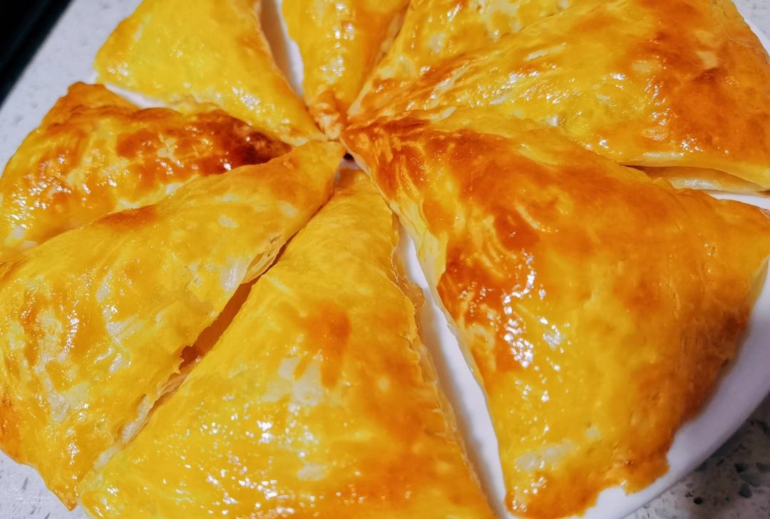 手抓饼版菠萝派