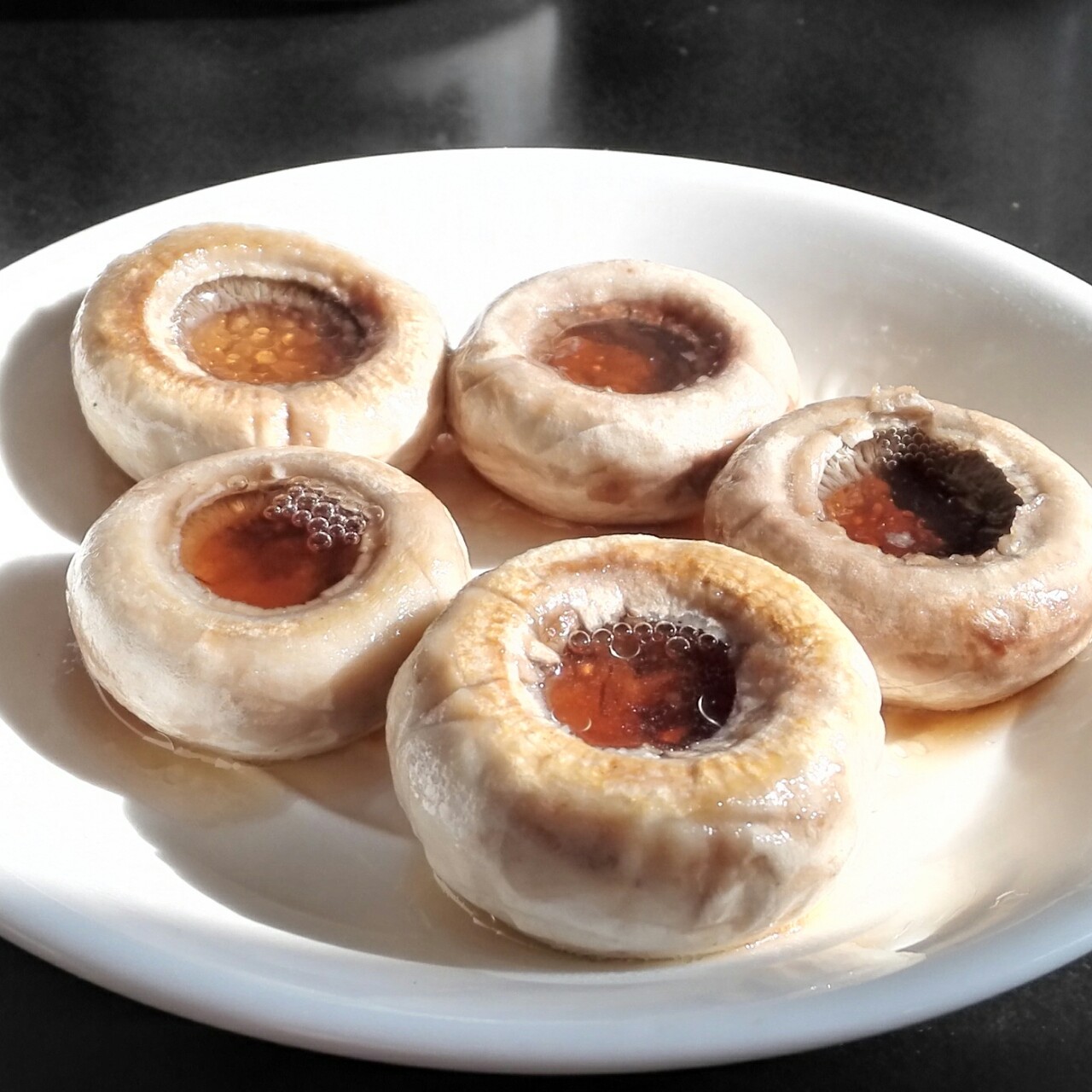 morningjin做的保留最原始鲜味儿的煎口蘑