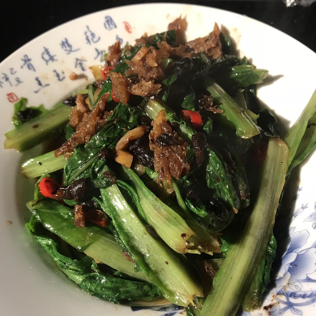 豆豉鲮鱼油麦菜