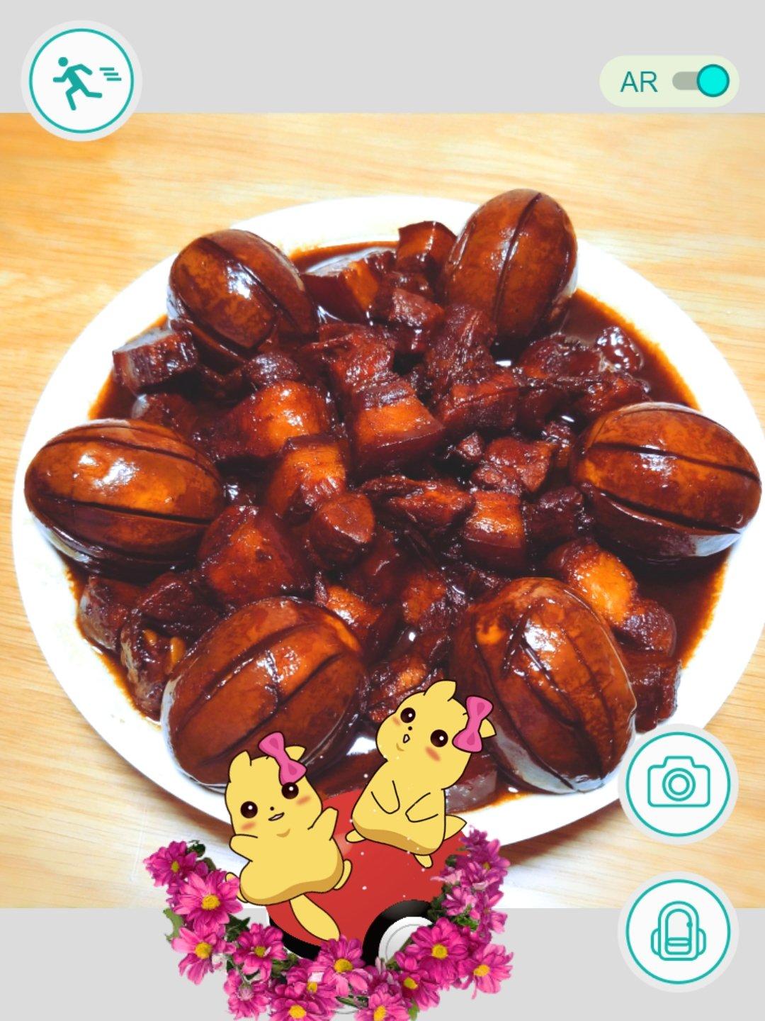 其实也不是很难的红烧肉烧蛋