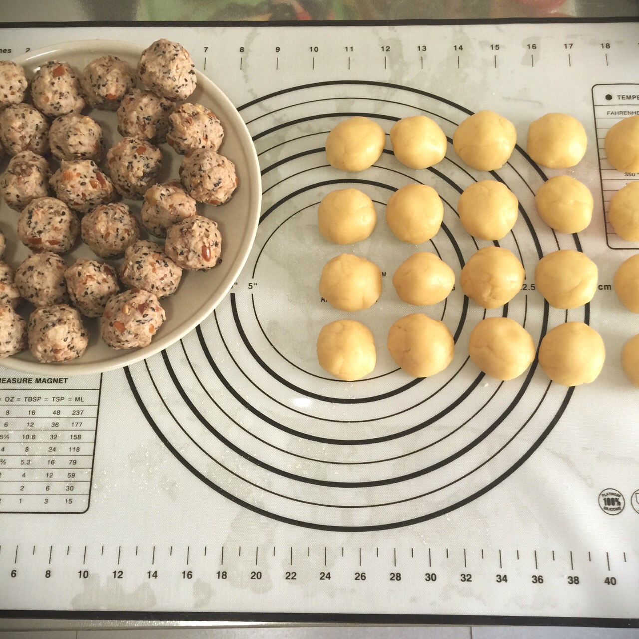 五仁月饼～不用转化糖浆的版本